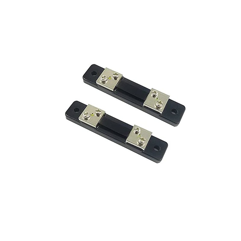 EasyWordMall 2 Pieces 50A 75mV Ammeter Shunt Resistor for DC