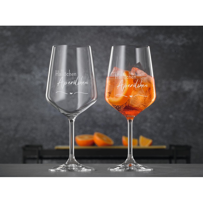 Spiegelau & Nachtmann Style Aperol Glass 630 ml with Engraving