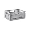 3 Sprouts Recycled Plastic Collapsible Crate - Stackable Foldable Storage