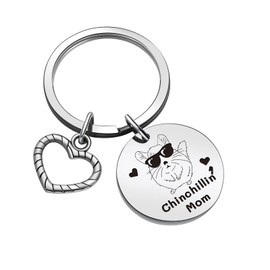ZQEOU Chinchilla Mom Gift Mom To Be Gift Chinchilla Lover Keychain Christmas Jewelry Chinchillia Whisperer Gift Chinchilla Gift Grandma Gift Mama Keychainmom Birthday Keychain