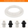 PATIKIL E14 Light Socket Rings, 5 Pack Lamp Shade Holder