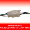 10x Flat Connector Housing 9-Pin Including 2.8 mm Flat Connector