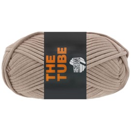 LANA GROSSA The Tube | Soft, Filled Tubular Yarn Ideal for Home Accessories and Bags | Hand Knitting Yarn Made of 60% Cotton & 40% Nylon | 200 g Wool for Knitting & Crocheting | 114 m Yarn
