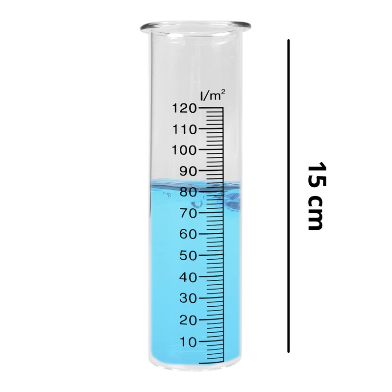 ARTECSIS Replacement glass for rain gauge, garden stake, flower, bird