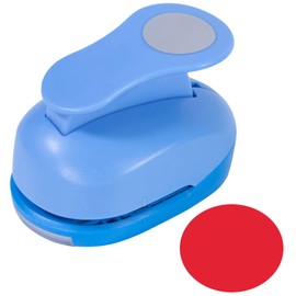 Katfort 2 Inch Circle Punch, Craft Hole Punch Shapes, Hole Punch Circle for Paper Crafts, Cardstock, Brand Label, Gift Wrapping, Greeting Cards and Scrapbooks, Blue