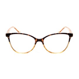 Calabria MDR8004 Cat Eye Reading Glasses +3.25 Tortoise Amber Womens Full Rim Trendy Designer Ladies Readers Cateye Eyeglass