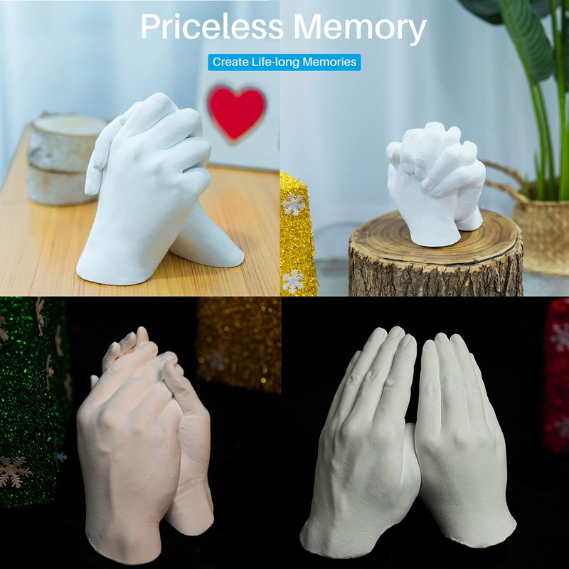 Hands Casting Kit, DIY Plaster Statue Molding Kit & Hand