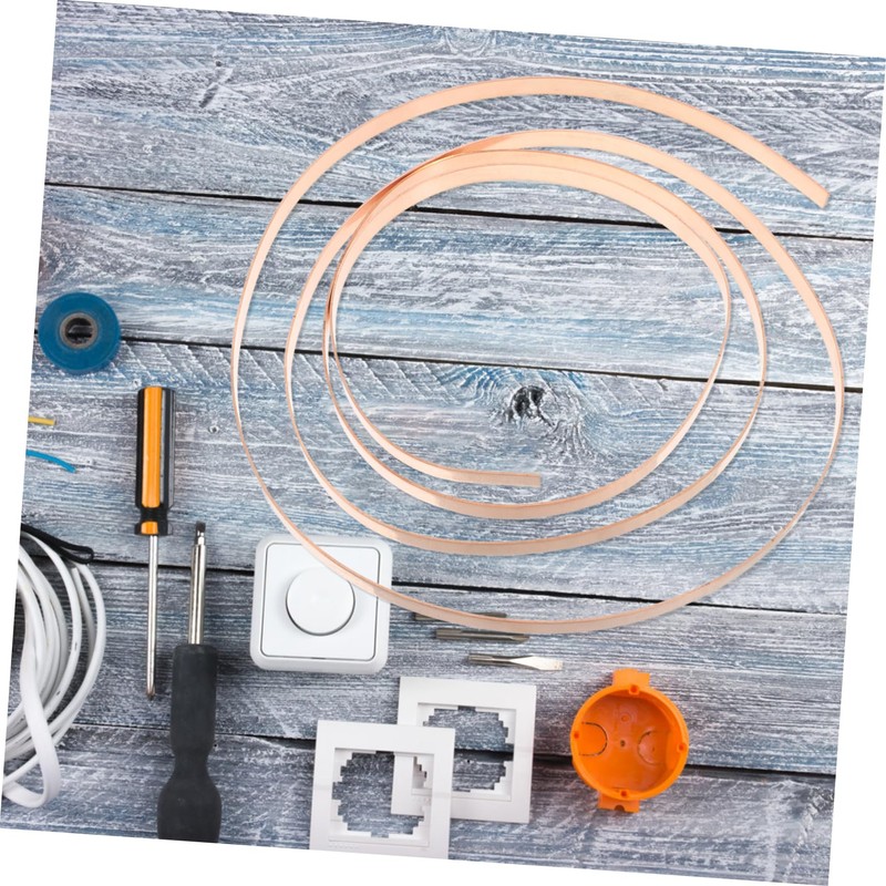 Zerodeko 1roll Copper Foil Roll for Electrical Repairs Copper Sheet