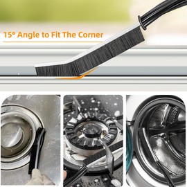 BSFRNF 10Pcs Hard-bristled Crevice Cleaning Brush, Multifunctional Thin Gap Scrub Brush, Bathroom Cleaner Tools for Household Use, Kitchen, Window, Toilet, Grout, Faucets, Car