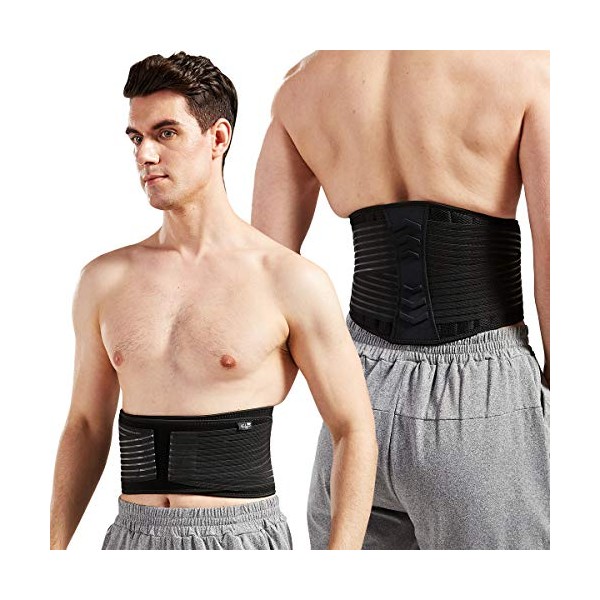 Lumbar Support Back Brace for Men and Women (Plus Size 50" - 70")