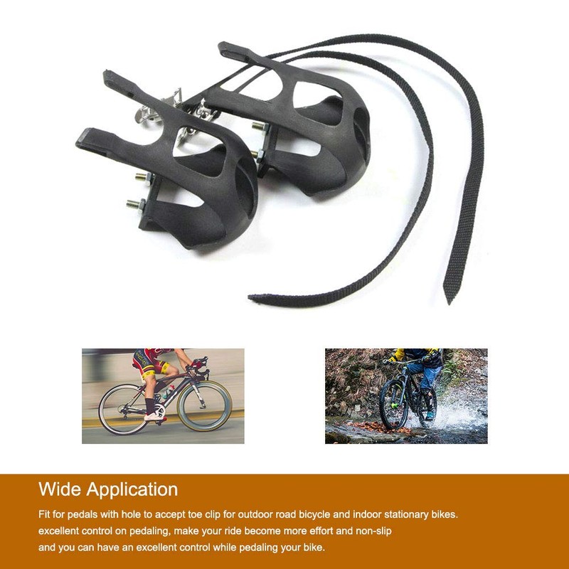 1 par de pedales de bicicleta con clip para los