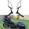Black Motorcycle Sportster Mirrors for Harley Road King Street Electra