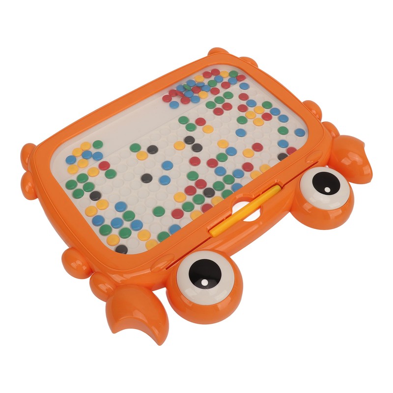 Magnetic Dot Drawing Board Cute Crab Shaped Doodle Board Educational
