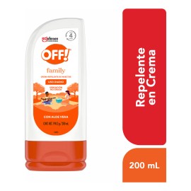 Off! Family Repelente De Insectos En Crema 200 Ml