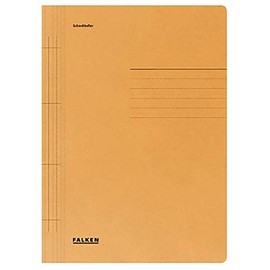 Falken File Folder for A4 Cardboard 250 g/m² Orange