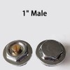 1 x 1 inch bleed valve, manual radiator ventilation slot