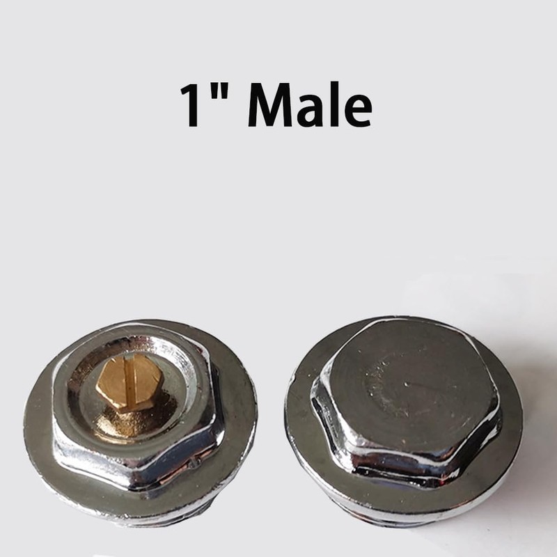1 x 1 inch bleed valve, manual radiator ventilation slot