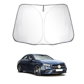 SKTU Sonnenschutz für Frontscheiben kompatibel mit Mercedes A-Klasse/EQA/GLA Innen Faltbar Frontscheibenabdeckung mit UV Schutz