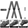 Suspenders for Men Heavy Duty Work Airport Friendly 4cm Wide