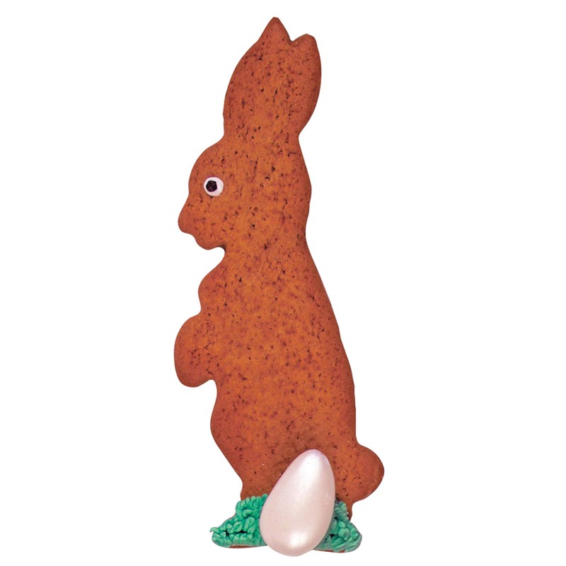 Staedter Standing Rabbit Cookie Cutter, Silver, 6 cm