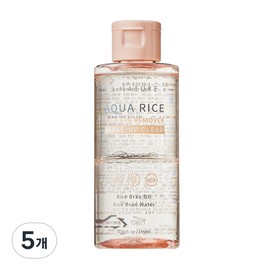 S-Nature Aqua Rice Lip & Eye Remover, 145ml, 5 pcs / 에스네이처 아쿠아 라이스 립 앤 아이 리무버, 145ml, 5개