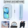 Leather Travel Electronic Organizer - Double Layer, Waterproof Case for