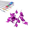 50PCS Archery Spin Vanes 1.75 Inch Right Hand Metal Spin