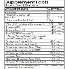 Naturetition Supplements Essential Oils Max ~ 200 Capsules - No Additives