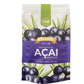 TGB SUPERFOODS | Açaí Berry en Polvo Orgánico | 100% Puro | Superalimento Natural, Vegano y Gluten Free | Aporte de Vitaminas y Minerales | Promueve la Energía y una Mejor Digestión | Contenido 100 g