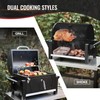 Royal Gourmet CD1519 Portable Charcoal Grill with Warming Rack, Tabletop