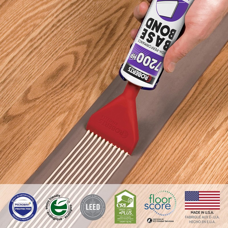 Roberts High-Performance Base Bond Wall Base Adhesive - 30 Oz.