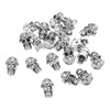 20PCS Beard Beads with Holes Dreadlock Ornaments DIY Vikings Beard