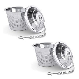 U Chef 2 Infusor de té de Acero Inoxidable Grado Alimenticio, Calidad Premium, Colador/filtro perfecto para té en hebras, té suelto. (5 Cm)