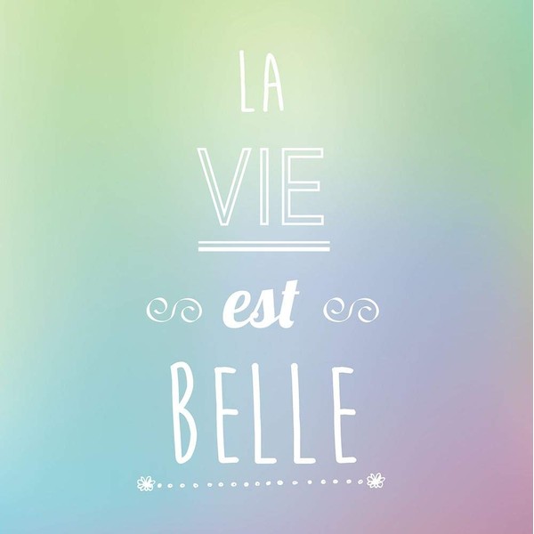 Posterazzi PDXA631SMALL La Vie est Belle Braun Studio Poster Print,