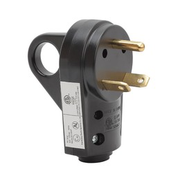 Nema TT-30P 30A 12V Male Plug,30Amp Heavy Duty RV Replacement , 30AMP Plug for Camper Trailer Extension Power Cord. 30A 125V Camper Trailer