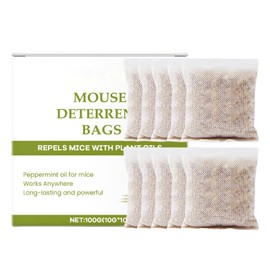 Under Hood Mice Bags, Pouches to Repel Mice, 10x Natural Powerful Alternative Pack for Household Car Indoor Outdoor Attic Storehouse Farm Home Garage Dining Room Kitchen