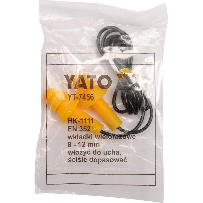 Yato yt-7456 – Ear Plugs with Cord 22 dB (50