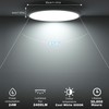 LUTW LED Ceiling Light 24W, Round Flush Ceiling Light 6500K