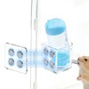 Magnetic Hamster Water Bottle Holder with Water Bottle, Adjustable Height