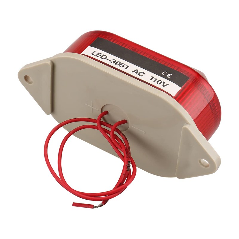 Baomain Industrial Signal Red Mini Warning Light Strobe Warning lamp