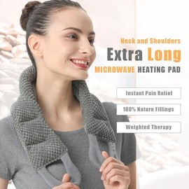 uncn uncn Heating Pad Microwavable for Neck, 15 * 85cm Sac Magique, Heat Pad for Neck, Shoulder, Back, Hot and Cold Compress