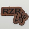 5 Pcs/Package Leather Patches for Hats Laser Engraving Iron-on with