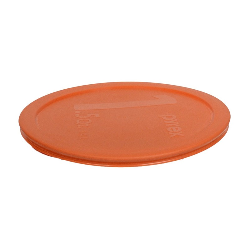 Pyrex 323-PC 1.5qt Round Orange Storage Lid for Glass Bowl
