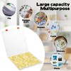 Rainmae 12"x12" Scrapbook Paper Storage, Stackable Plastic File Storage Box,