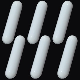 LABALPHA 6Pcs PTFE Magnetic Stirrer Mixer Stir Bar, Magnetic Stir Bar 50mm/1.96 inch