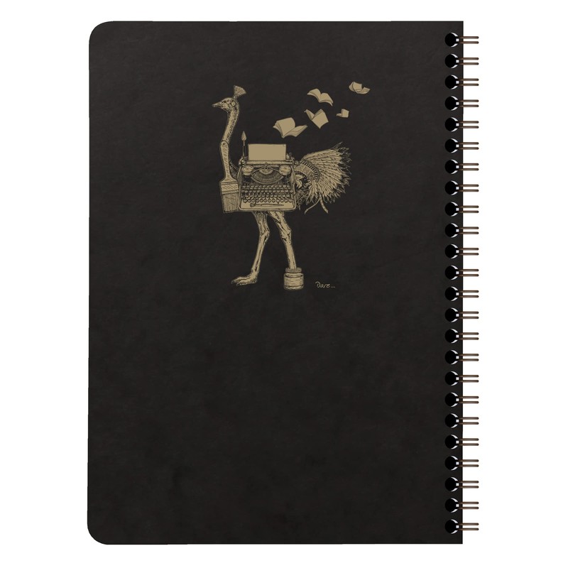 Clairefontaine 102566C Flying Spirit Notebook with Inner Pockets and Spiral