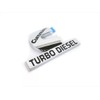 2Pc Compatible with Cummin Turbo Emblem 3D Badge High Output