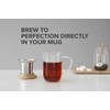 VIVA Minima Balance Glass Infuser Tea Cup - 17 oz