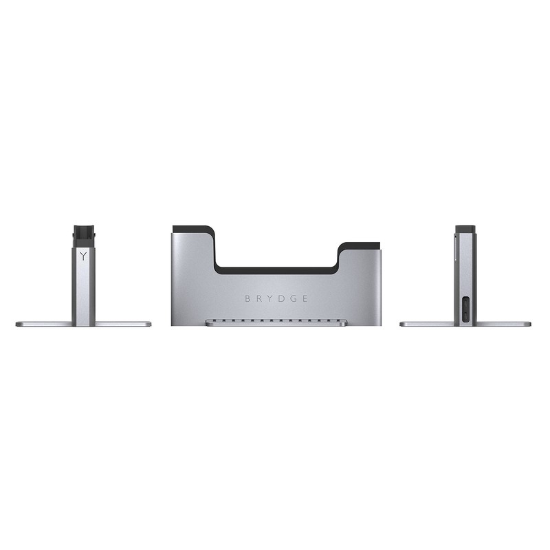 Brydge Space-Saving Laptop Stand | Vertical Docking Station | Compatible