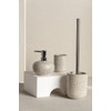 WENKO Pergole Freestanding Toilet Brush Ceramic with Stainless Steel Brush